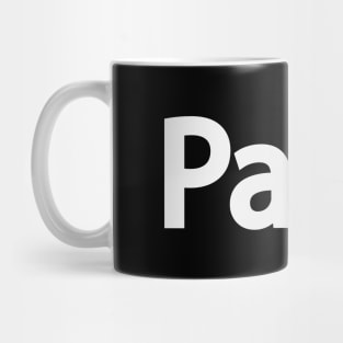 Paint Text Design Mug